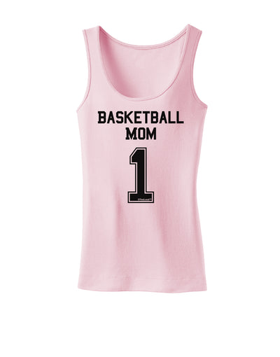 Basketball Mom Jersey Womens Tank Top-Womens Tank Tops-TooLoud-SoftPink-X-Small-Davson Sales