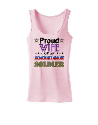 Proud Wife of an American Soldier Womens Tank Top-Womens Tank Tops-TooLoud-SoftPink-X-Small-Davson Sales