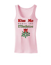 Kiss Me Under the Mistletoe Christmas Womens Tank Top-Womens Tank Tops-TooLoud-SoftPink-X-Small-Davson Sales