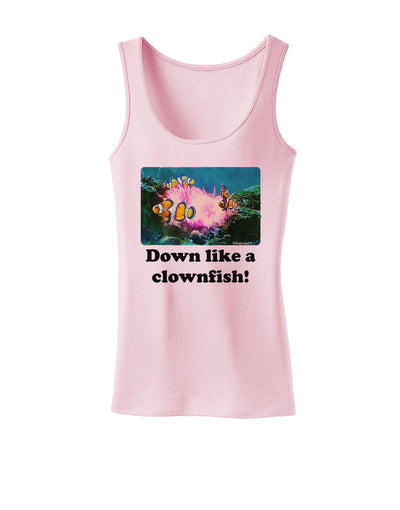 Down Like A Clownfish Womens Tank Top-Womens Tank Tops-TooLoud-SoftPink-X-Small-Davson Sales