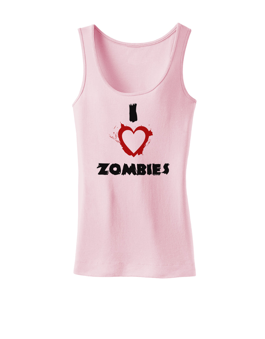 I Heart Zombies - Bloody Heart Womens Tank Top-Womens Tank Tops-TooLoud-White-X-Small-Davson Sales