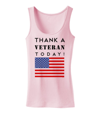 Thank a Veteran Today Womens Tank Top-Womens Tank Tops-TooLoud-SoftPink-X-Small-Davson Sales