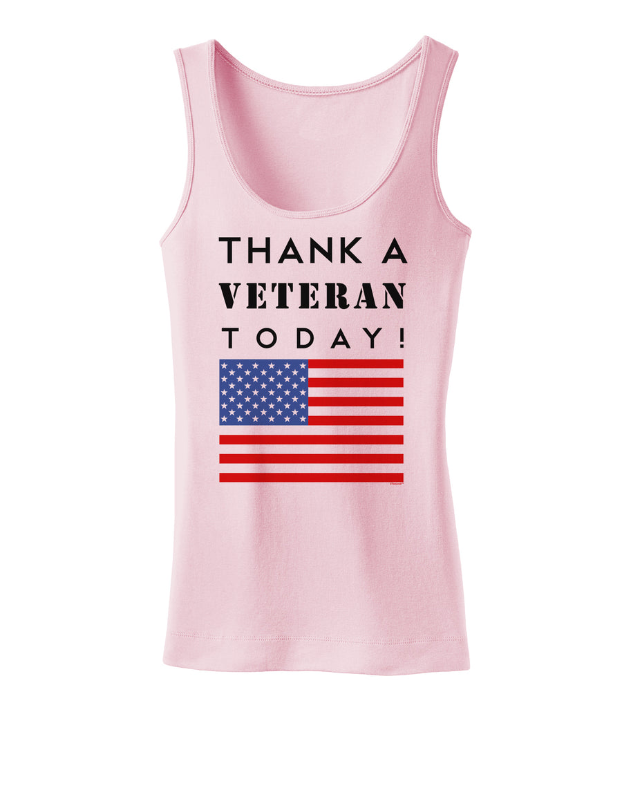 Thank a Veteran Today Womens Tank Top-Womens Tank Tops-TooLoud-White-X-Small-Davson Sales