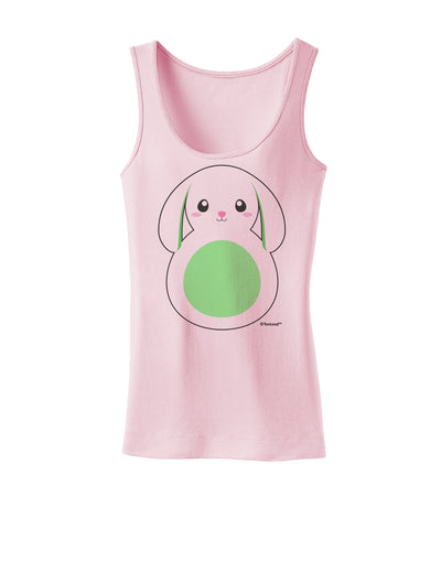 Cute Bunny with Floppy Ears - Green Womens Tank Top by TooLoud-Womens Tank Tops-TooLoud-SoftPink-X-Small-Davson Sales