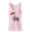 Cute Elephant with Balloons Womens Tank Top-Womens Tank Tops-TooLoud-SoftPink-X-Small-Davson Sales