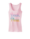 Beach Please - Summer Colors Womens Tank Top-Womens Tank Tops-TooLoud-SoftPink-X-Small-Davson Sales