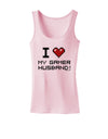 I Heart My Gamer Husband Womens Petite Tank Top-TooLoud-SoftPink-X-Small-Davson Sales