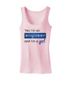 Yes I am a Engineer Girl Womens Petite Tank Top-TooLoud-SoftPink-X-Small-Davson Sales