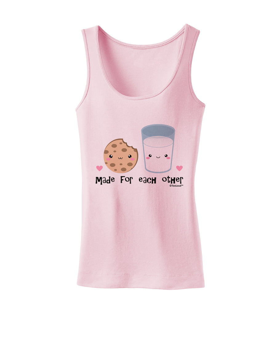 Cute Milk and Cookie - Made for Each Other Womens Tank Top by TooLoud-Womens Tank Tops-TooLoud-White-X-Small-Davson Sales