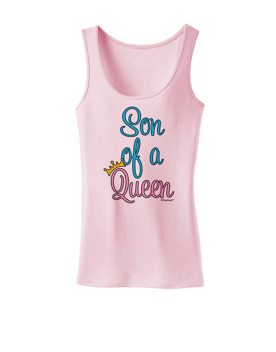 Son of a Queen - Matching Mom and Son Design Womens Tank Top by TooLoud-Womens Tank Tops-TooLoud-White-X-Small-Davson Sales