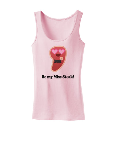 Be My Miss Steak - Romantic Womens Tank Top by TooLoud-Womens Tank Tops-TooLoud-SoftPink-X-Small-Davson Sales