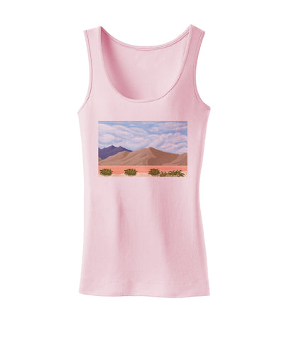 Pixel Landscape - Desert Womens Tank Top-Womens Tank Tops-TooLoud-SoftPink-X-Small-Davson Sales