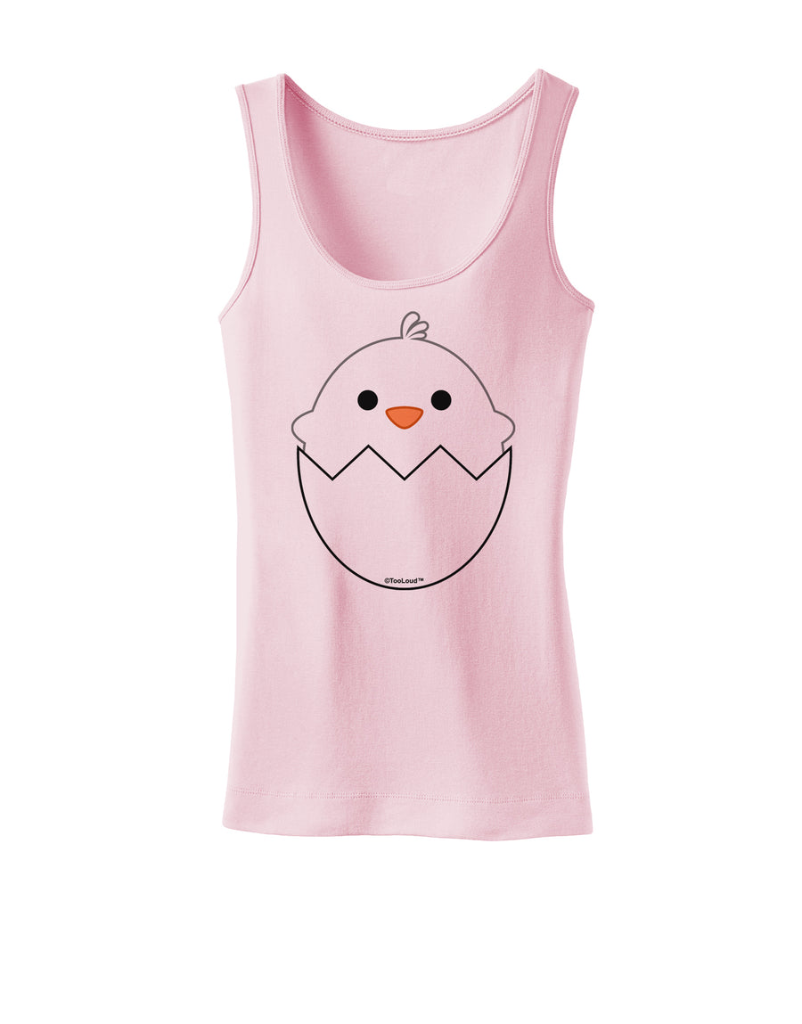 Cute Hatching Chick - White Womens Tank Top by TooLoud-Womens Tank Tops-TooLoud-White-X-Small-Davson Sales