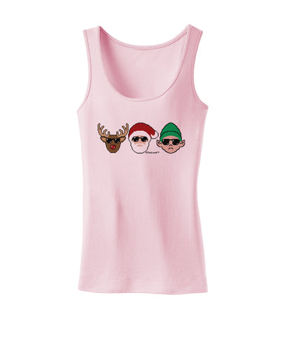 The X-mas Squad Womens Tank Top-Womens Tank Tops-TooLoud-SoftPink-X-Small-Davson Sales