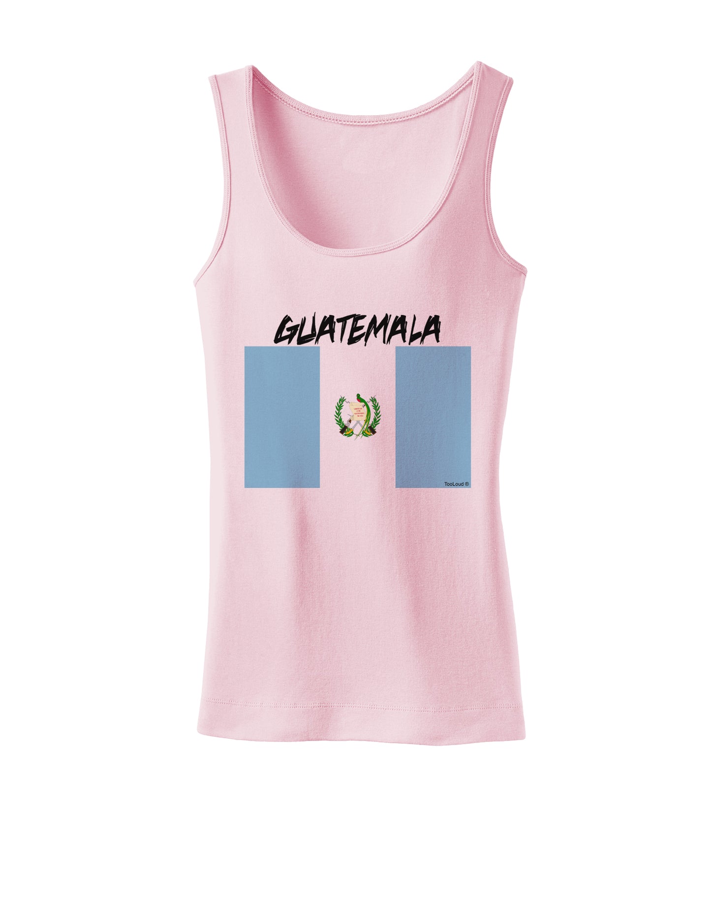 Guatamelan Flag Design Womens Petite Tank Top by TooLoud-TooLoud-SoftPink-X-Small-Davson Sales