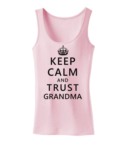 Keep Calm and Trust Grandma Womens Tank Top-Womens Tank Tops-TooLoud-SoftPink-X-Small-Davson Sales