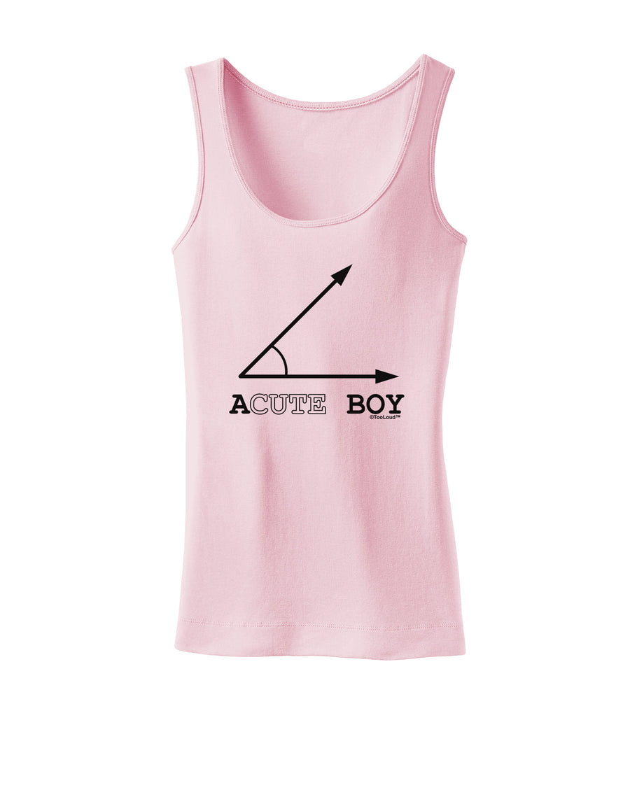 Acute Boy Womens Petite Tank Top-TooLoud-White-X-Small-Davson Sales