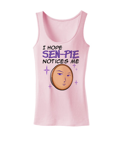 I Hope Sen-Pie Notices Me Womens Tank Top-Womens Tank Tops-TooLoud-SoftPink-X-Small-Davson Sales