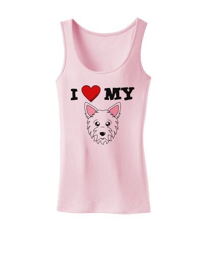 I Heart My - Cute Westie Dog Womens Tank Top by TooLoud-Womens Tank Tops-TooLoud-SoftPink-X-Small-Davson Sales