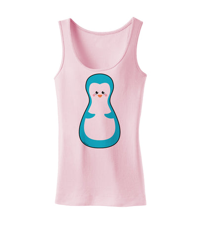 Cute Penguin Matryoshka Nesting Doll - Christmas Womens Tank Top-Womens Tank Tops-TooLoud-SoftPink-X-Small-Davson Sales