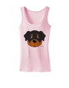 Cute Rottweiler Dog Womens Tank Top by TooLoud-Womens Tank Tops-TooLoud-SoftPink-X-Small-Davson Sales