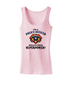 Police Officer - Superpower Womens Petite Tank Top-TooLoud-SoftPink-X-Small-Davson Sales