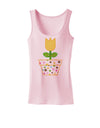 Easter Tulip Design - Yellow Womens Tank Top by TooLoud-Womens Tank Tops-TooLoud-SoftPink-X-Small-Davson Sales