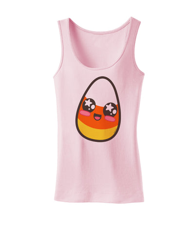 Cute Boy Child Candy Corn Family Halloween Womens Tank Top-Womens Tank Tops-TooLoud-SoftPink-X-Small-Davson Sales