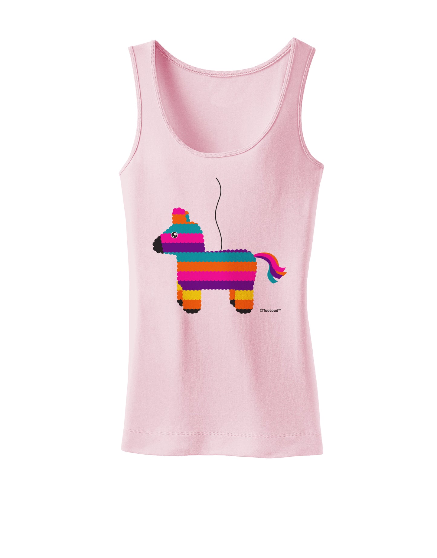 Colorful Hanging Pinata Design Womens Tank Top by TooLoud-Womens Tank Tops-TooLoud-SoftPink-X-Small-Davson Sales