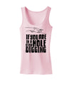 If you are in a hole stop digging Womens Petite Tank Top-Womens Tank Tops-TooLoud-SoftPink-X-Small-Davson Sales