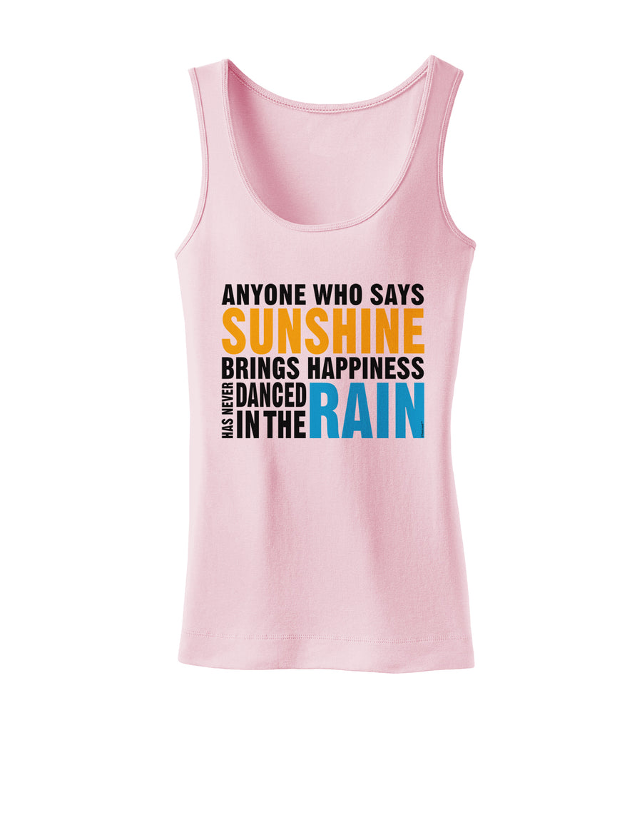 Anyone Who Says Sunshine Inspirational Quote Womens Tank Top-Womens Tank Tops-TooLoud-White-X-Small-Davson Sales