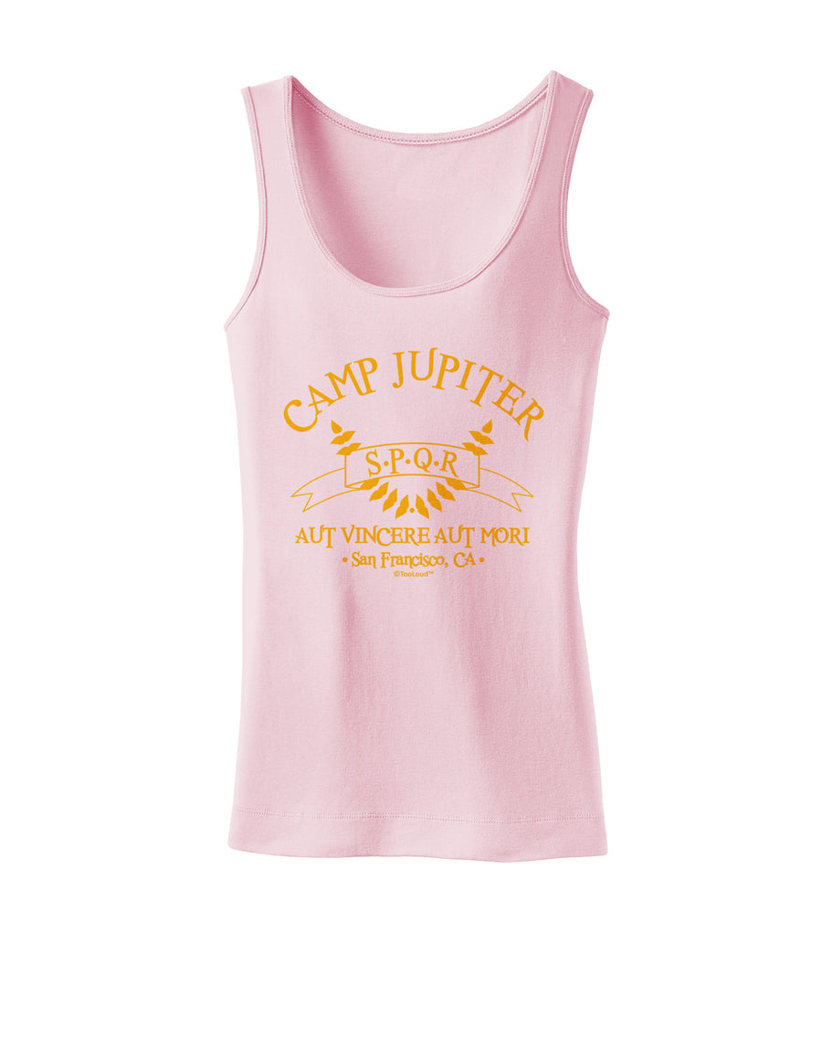 Camp Jupiter - SPQR Banner - Gold Womens Tank Top by TooLoud-Womens Tank Tops-TooLoud-White-X-Small-Davson Sales