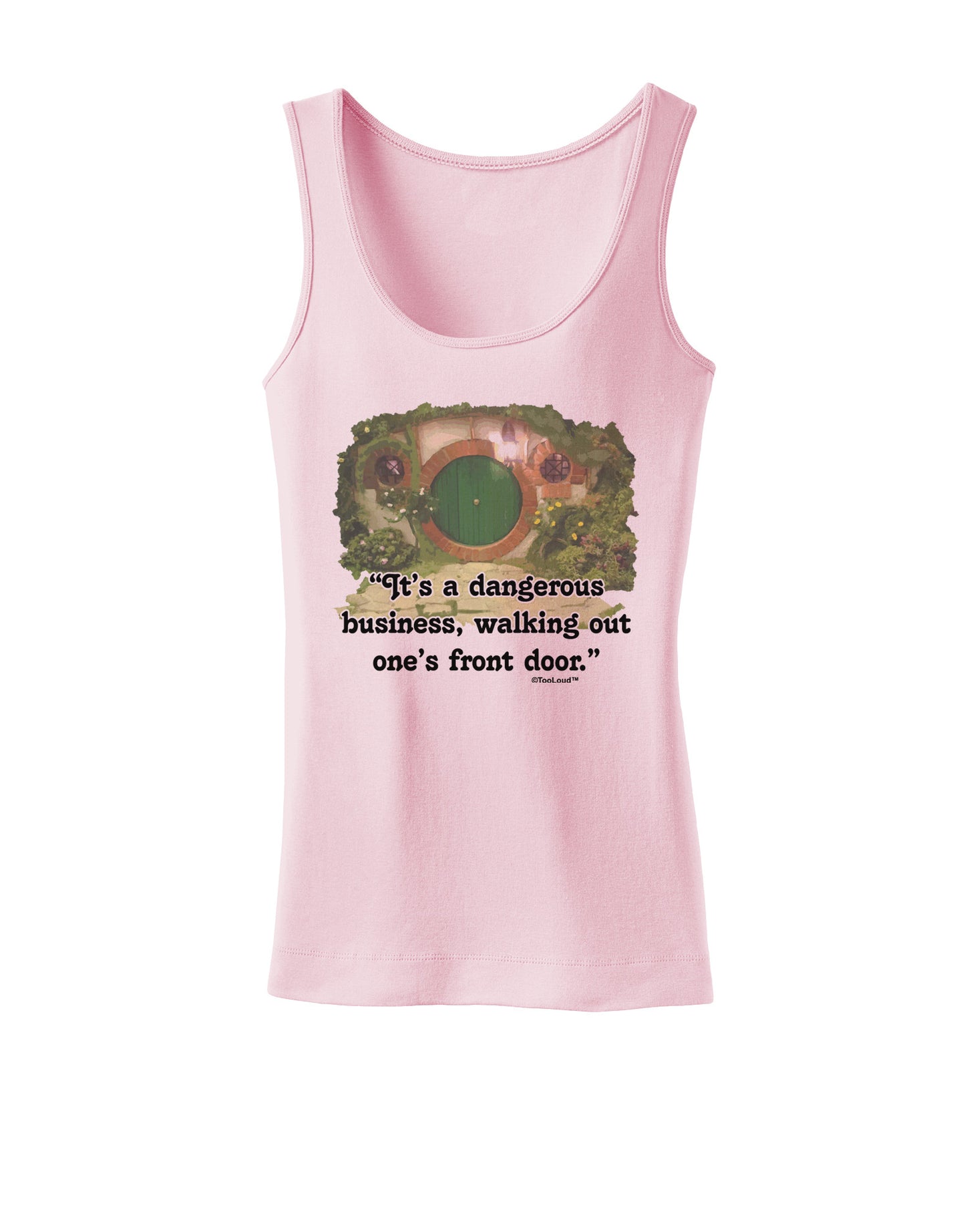 Dangerous Business Womens Petite Tank Top-TooLoud-SoftPink-X-Small-Davson Sales
