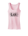 Lol Text Bubble Womens Petite Tank Top-TooLoud-SoftPink-X-Small-Davson Sales