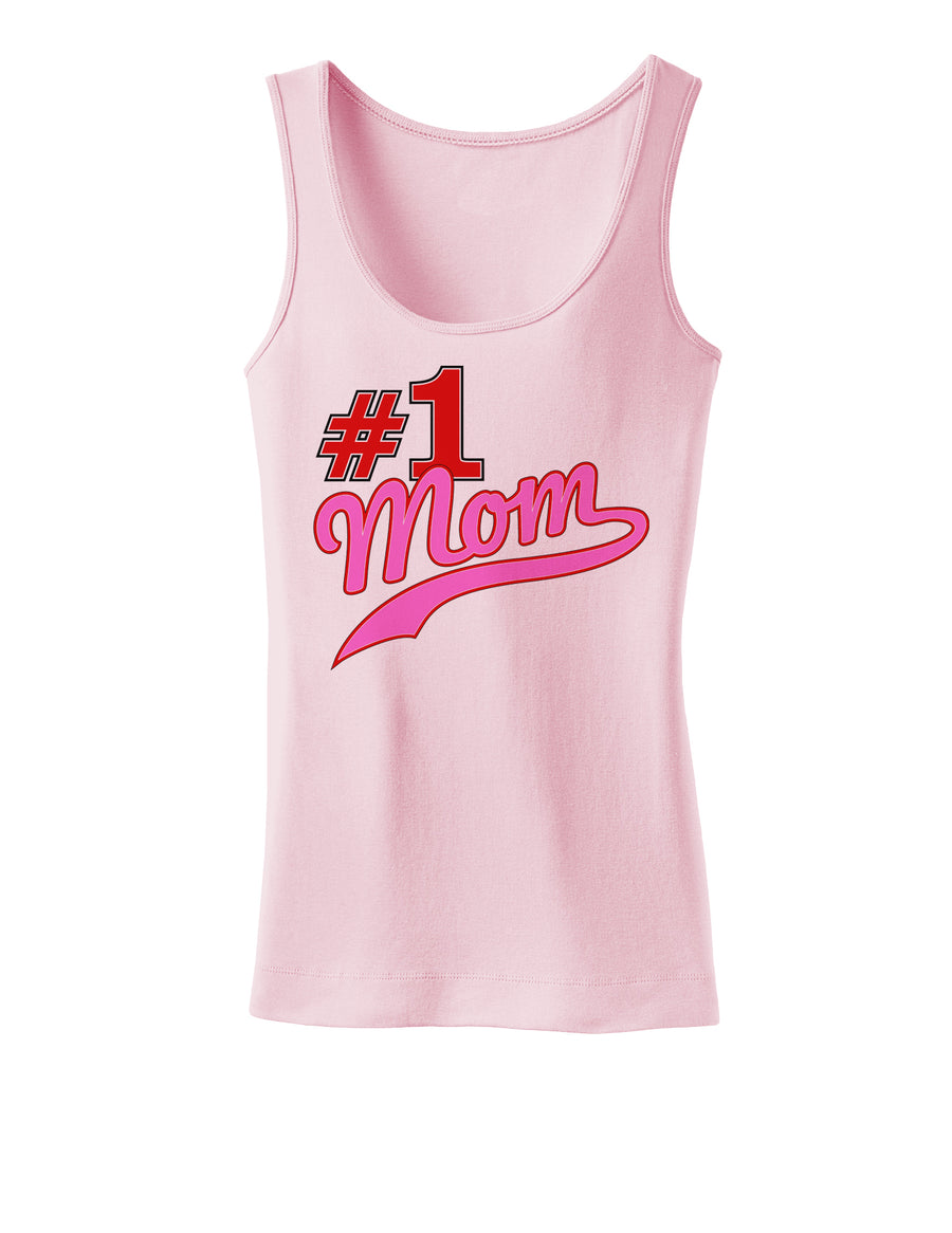 #1 Mom Womens Tank Top-Womens Tank Tops-TooLoud-White-X-Small-Davson Sales