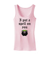 I Put A Spell On You Witches Cauldron Halloween Womens Tank Top-Womens Tank Tops-TooLoud-SoftPink-X-Small-Davson Sales