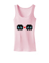 8-Bit Skull Love - Boy and Boy Womens Tank Top-Womens Tank Tops-TooLoud-SoftPink-X-Small-Davson Sales