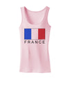 French Flag - France Text Womens Tank Top by TooLoud-Womens Tank Tops-TooLoud-SoftPink-X-Small-Davson Sales