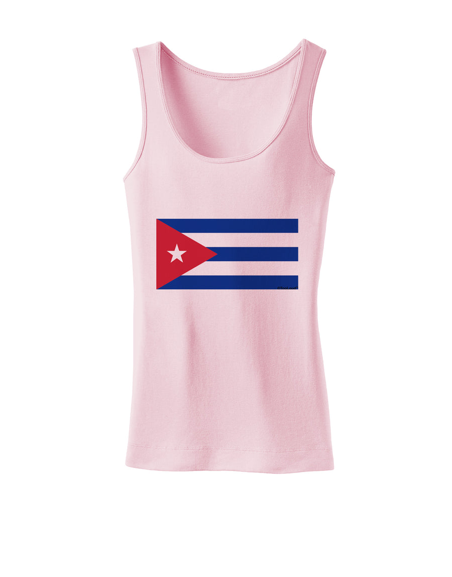 Cuba Flag Cubana Womens Petite Tank Top by TooLoud-TooLoud-White-X-Small-Davson Sales