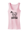 Season To Be Drunk BnW Womens Tank Top-Womens Tank Tops-TooLoud-SoftPink-X-Small-Davson Sales