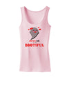 Kiss Me BOOtiful Ghost Red Womens Tank Top-Womens Tank Tops-TooLoud-SoftPink-X-Small-Davson Sales