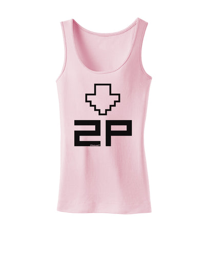 Player Two Selection Icon Womens Petite Tank Top-TooLoud-SoftPink-X-Small-Davson Sales