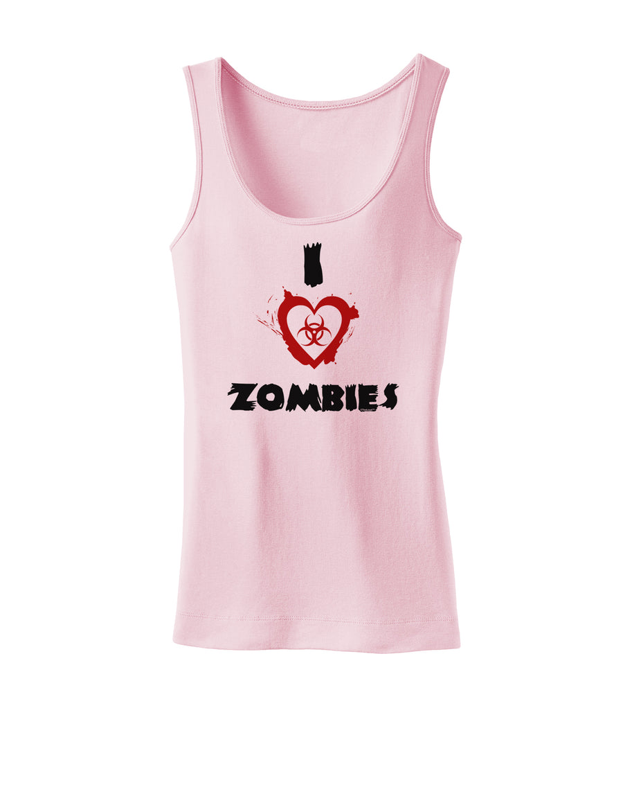 I Heart Zombies - Bio Hazard Heart Womens Tank Top-Womens Tank Tops-TooLoud-White-X-Small-Davson Sales