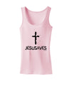 JESUSAVES - Jesus Saves Cross Design Womens Tank Top by TooLoud-Womens Tank Tops-TooLoud-SoftPink-X-Small-Davson Sales