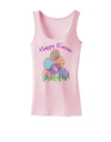 Happy Easter Gel Look Print Womens Petite Tank Top-TooLoud-SoftPink-X-Small-Davson Sales