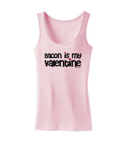 Bacon is My Valentine Womens Tank Top by TooLoud-Womens Tank Tops-TooLoud-SoftPink-X-Small-Davson Sales