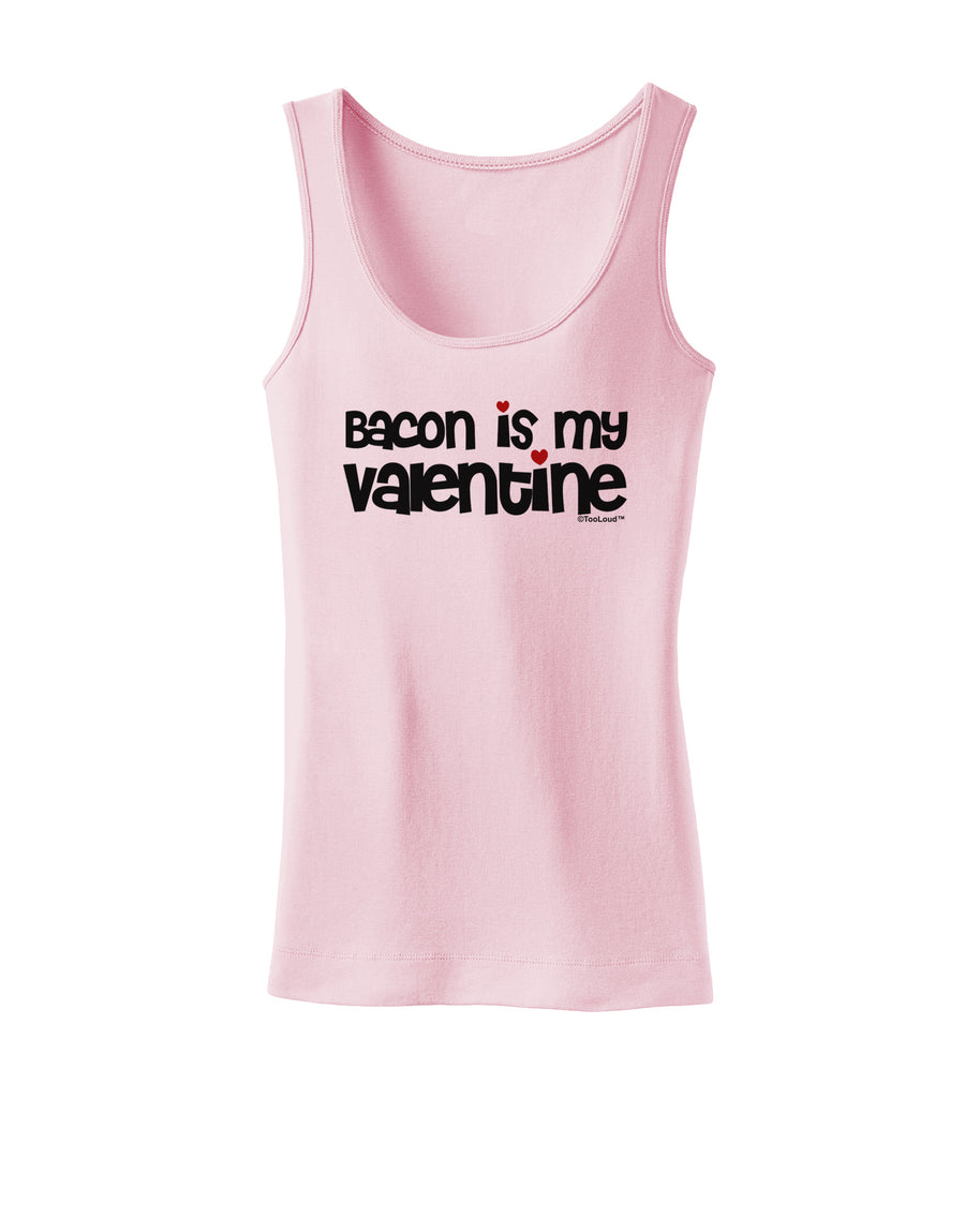 Bacon is My Valentine Womens Tank Top by TooLoud-Womens Tank Tops-TooLoud-White-X-Small-Davson Sales