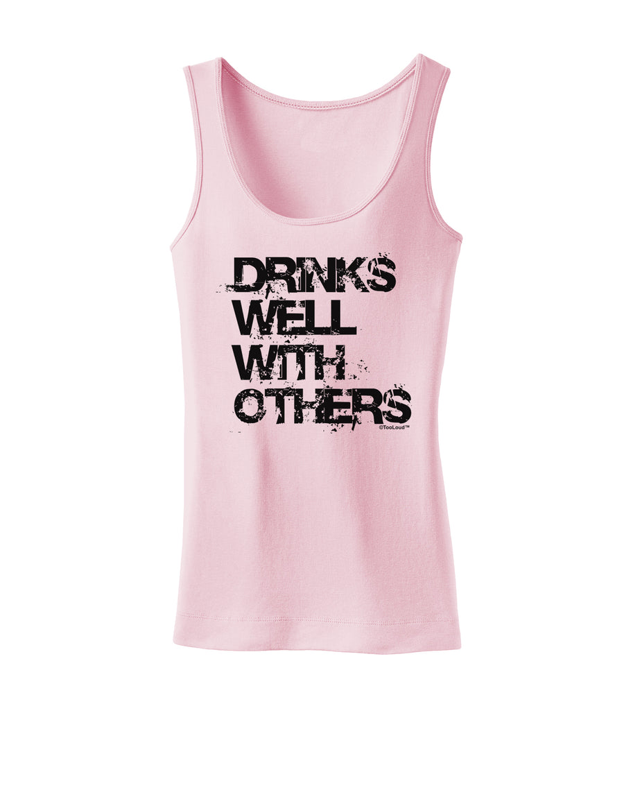 Drinks Well With Others Womens Tank Top by TooLoud-Womens Tank Tops-TooLoud-White-X-Small-Davson Sales