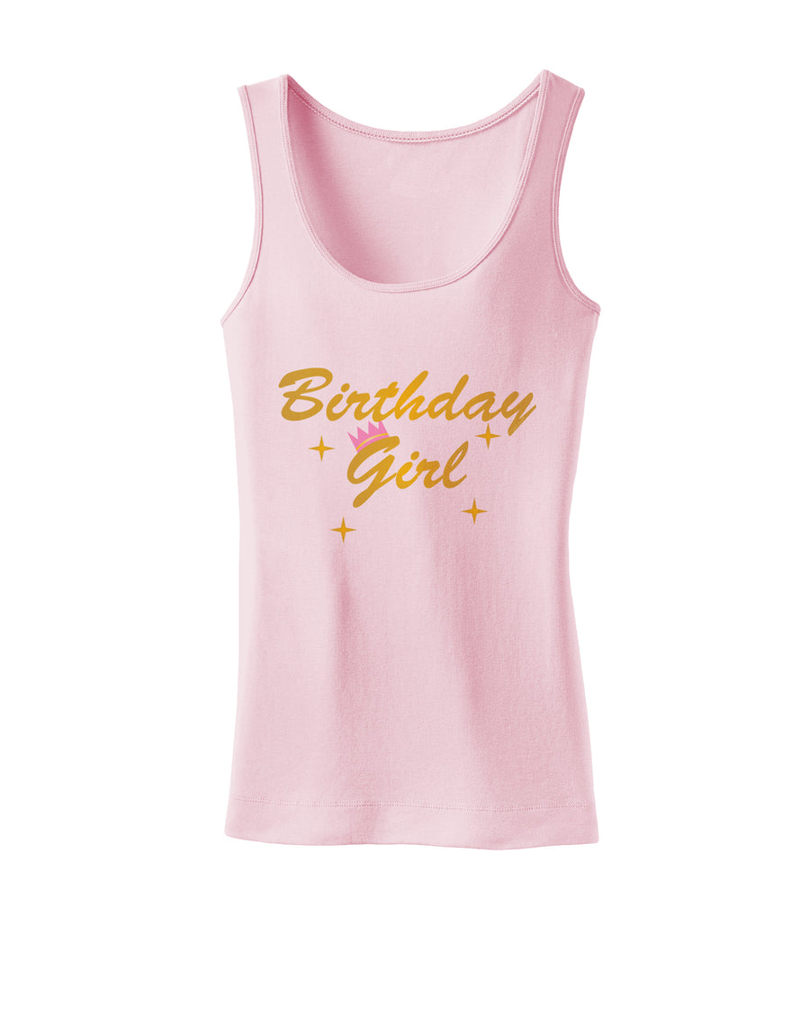 Birthday Girl Text Womens Petite Tank Top by TooLoud-TooLoud-White-X-Small-Davson Sales