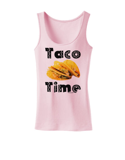 Taco Time - Mexican Food Design Womens Tank Top by TooLoud-Womens Tank Tops-TooLoud-SoftPink-X-Small-Davson Sales